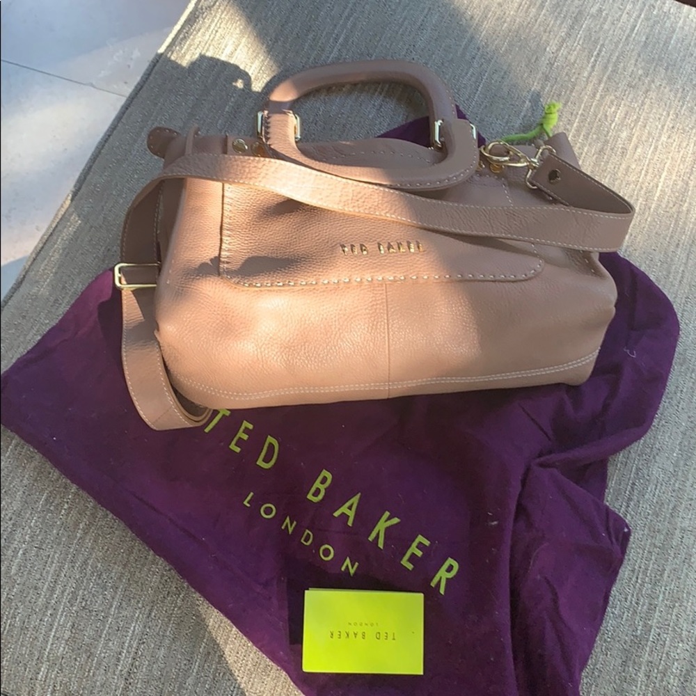 Ted Baker Nude Doctor Bag/Crossbody w/ Strap NWOT